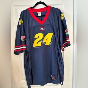 Chase Authentics Jeff Gordon #24 Stitched Football Jersey